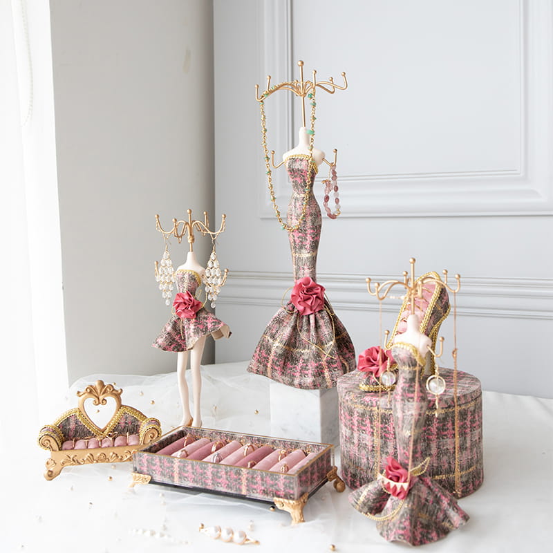 Форма платья в форме манекена в форме манекена в форме туфель на высоком каблуке в форме держателя дисплея ювелирных изделий