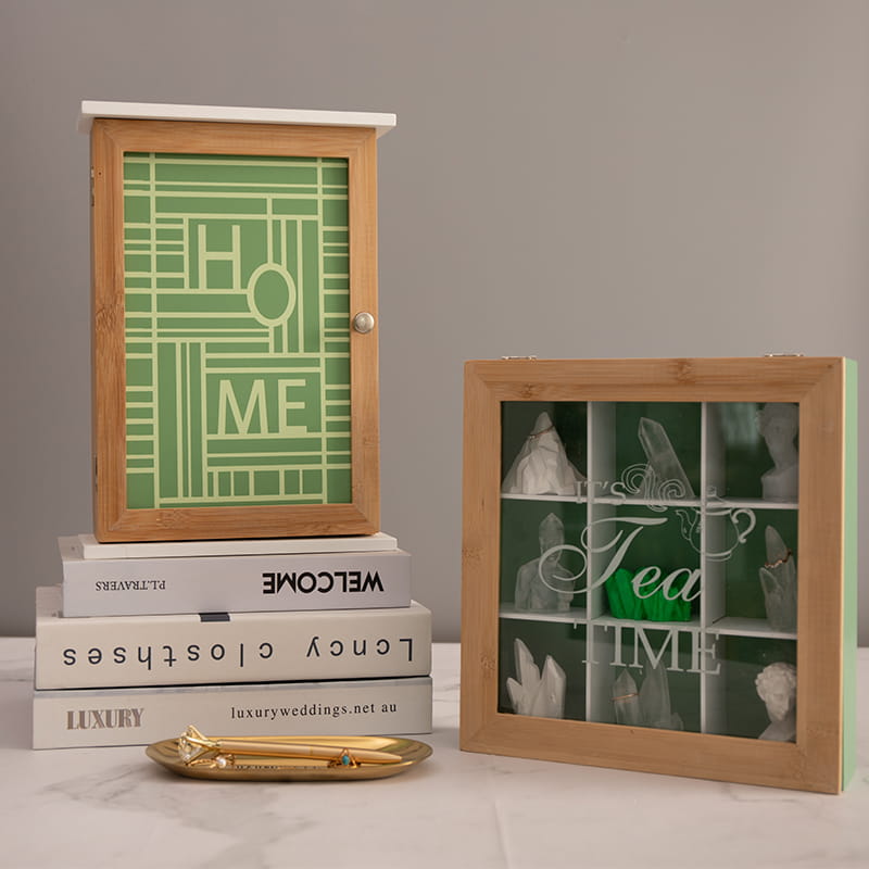 Пластиковая коробка для хранения многоячеистая зеленая прозрачная коробка для хранения